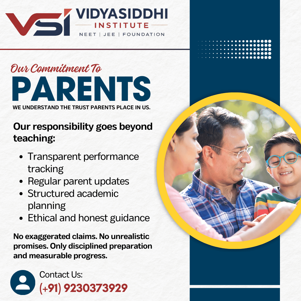 Our Commitment To Parents - Vidyasiddhi Institute VSI