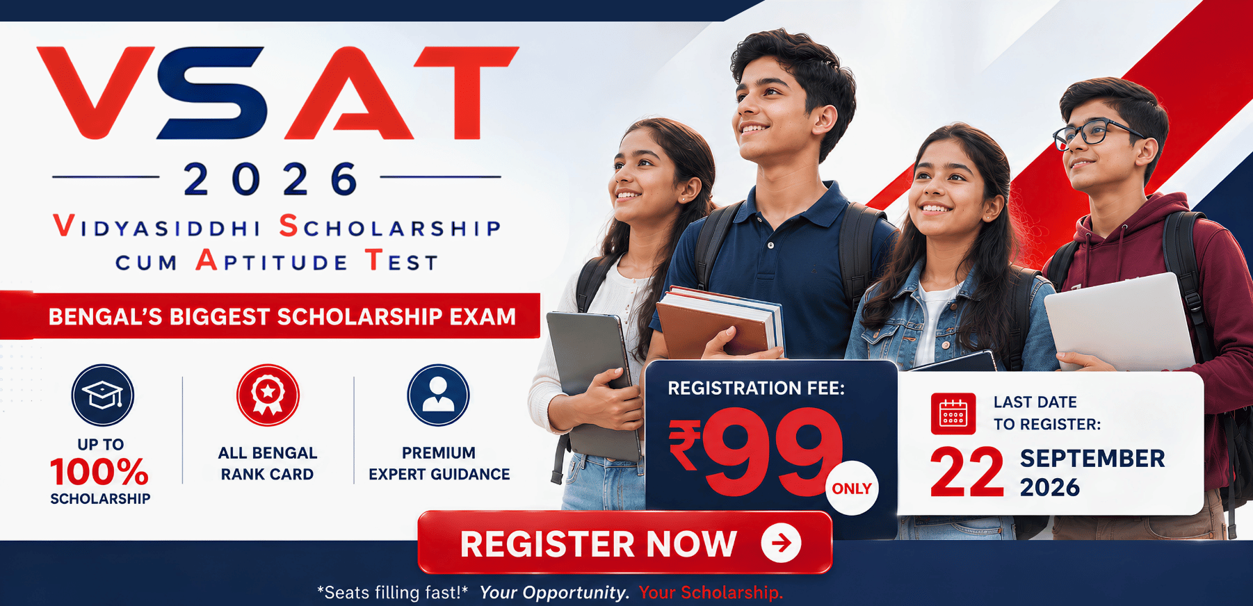 VSAT 2026 Form Page Hero Banner - Vidyasiddhi Institute